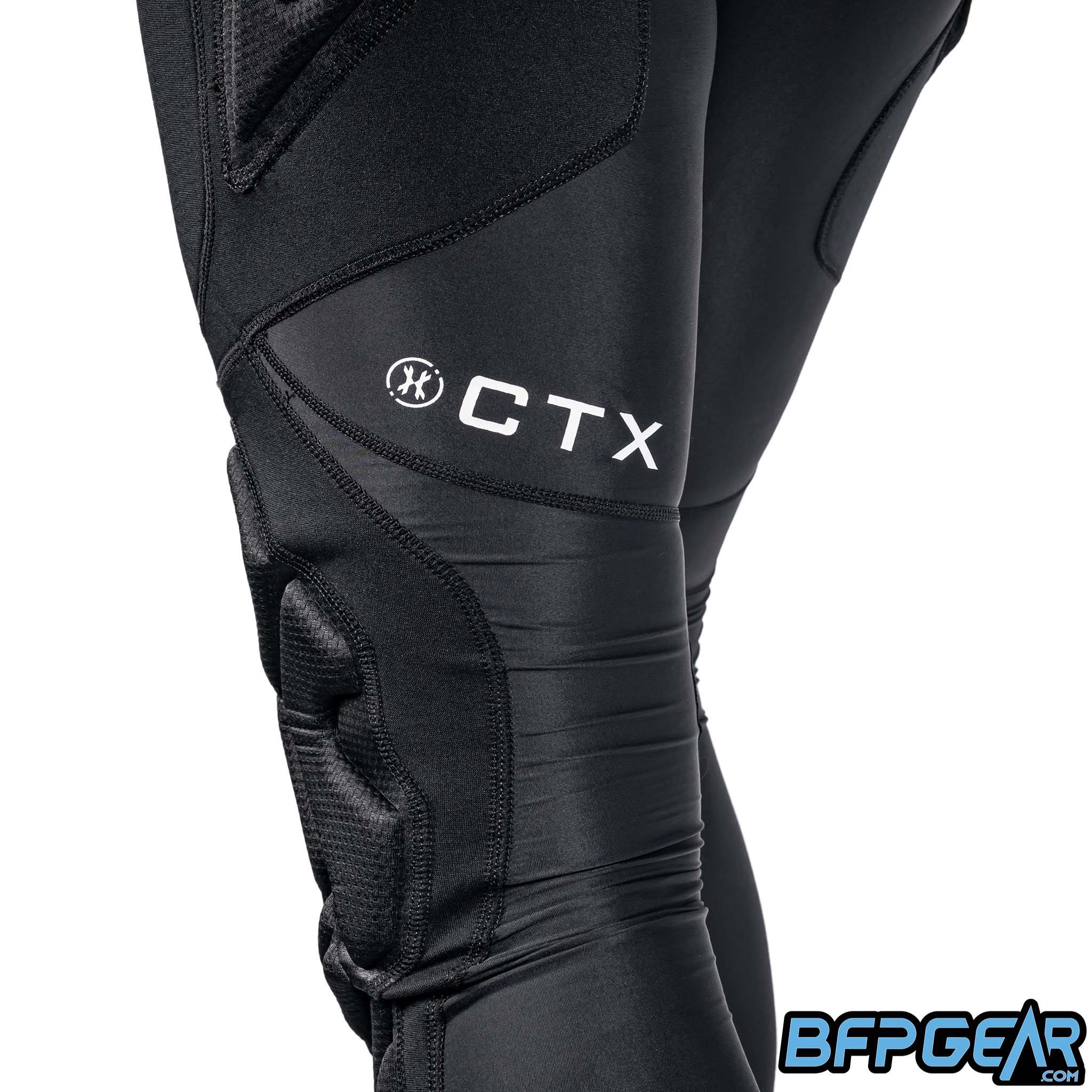 CTX Armored Compression Pants showing reinforced knee and hip padding with compression fit design.