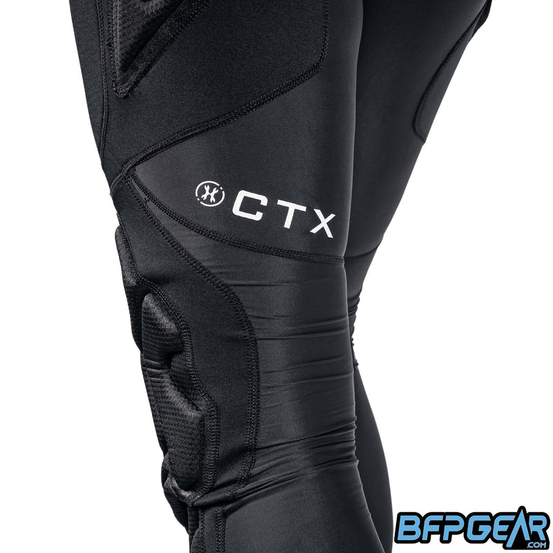 CTX Armored Compression Pants showing reinforced knee and hip padding with compression fit design.