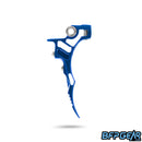 The side profile of the HK Army Death Blade trigger for the ETHA 2/ETHA 3 in the Grim style. This shows off the cuts made in the trigger to keep it extremely light weight, and shows off the double trigger style you get.