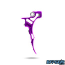 The side profile of the HK Army Death Blade trigger for the ETHA 2/ETHA 3 in the Grim style. This shows off the cuts made in the trigger to keep it extremely light weight, and shows off the double trigger style you get.