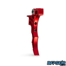 The HK Army Etha2/Etha3 trigger in Red, grim style. This trigger is shaped like a traditional double trigger found on older style markers.