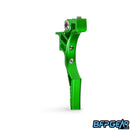 The HK Army Etha2/Etha3 trigger in Green, reaper style. This trigger is shaped with a staggered look, giving you an extended point of contact towards the bottom of the trigger.