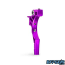 The HK Army Etha2/Etha3 trigger in Purple, reaper style. This trigger is shaped with a staggered look, giving you an extended point of contact towards the bottom of the trigger.
