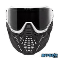 The HK Army RMX Goggle system in white, facing the front.
