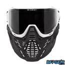 The HK Army RMX Goggle system in white, facing the front.