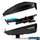 A side view of the three components that makes the TFX 3.