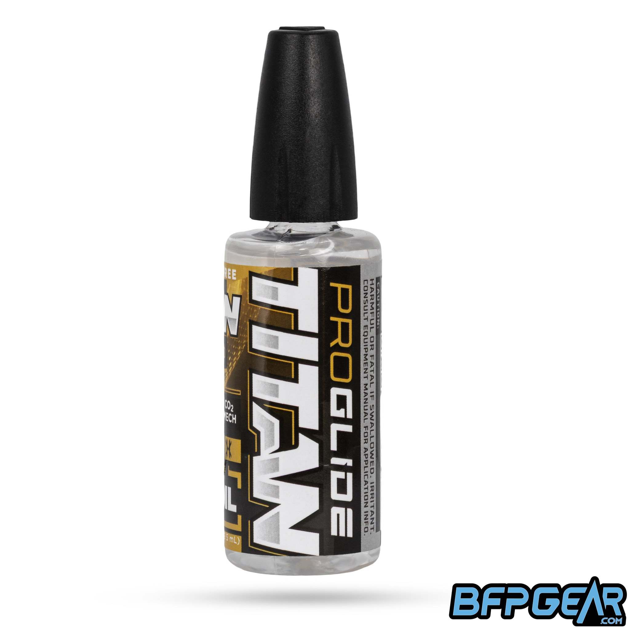 HK Army Titan Gold Oil silicone marker lubricant bottle with precision needle tip.