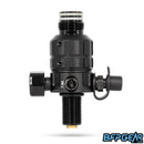 Rotational 360° cap with dual O-rings for precision alignment.