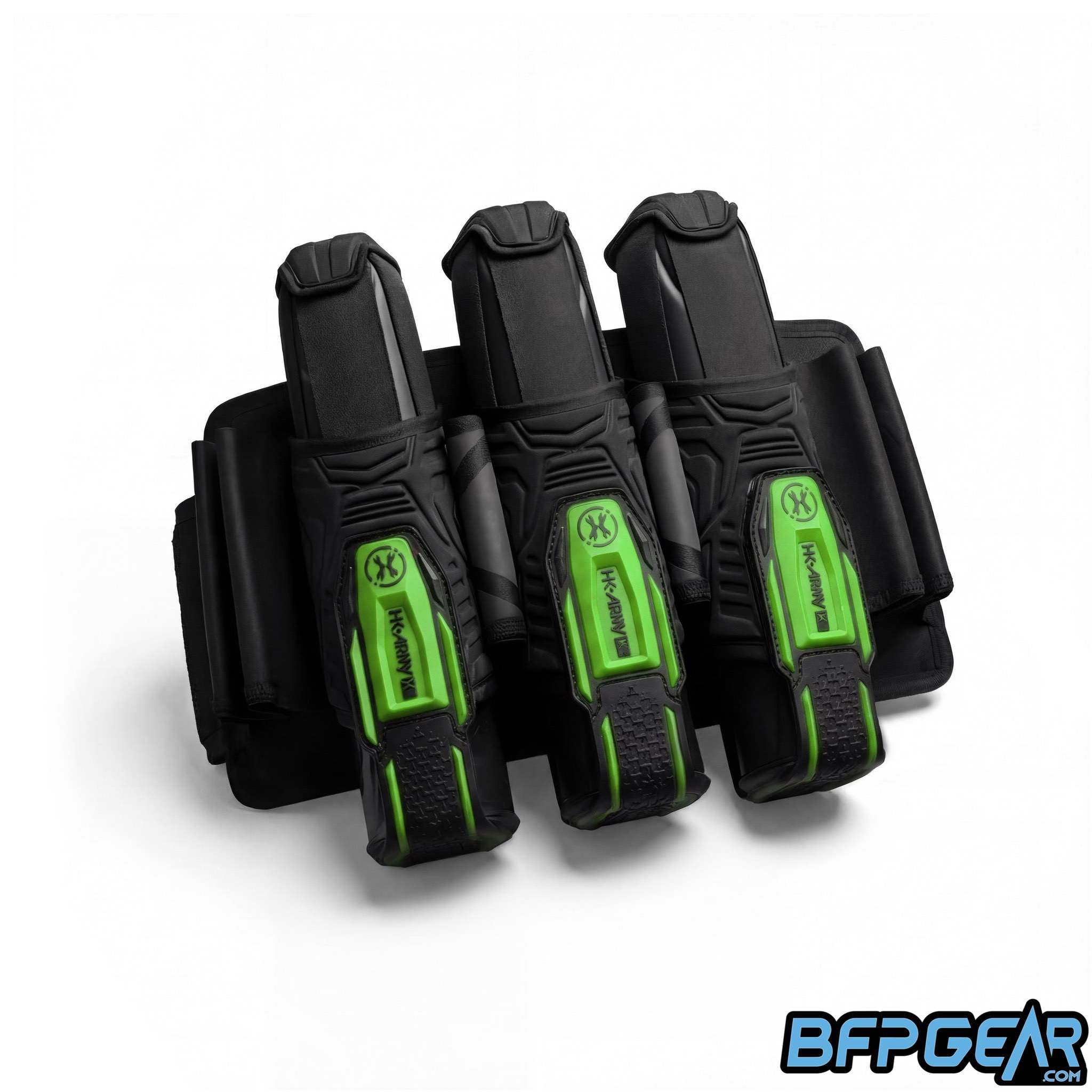 HK Army Eject-X Harness paintball pod pack with stealth eject system and elastic pod holders for fast reloads and secure fit