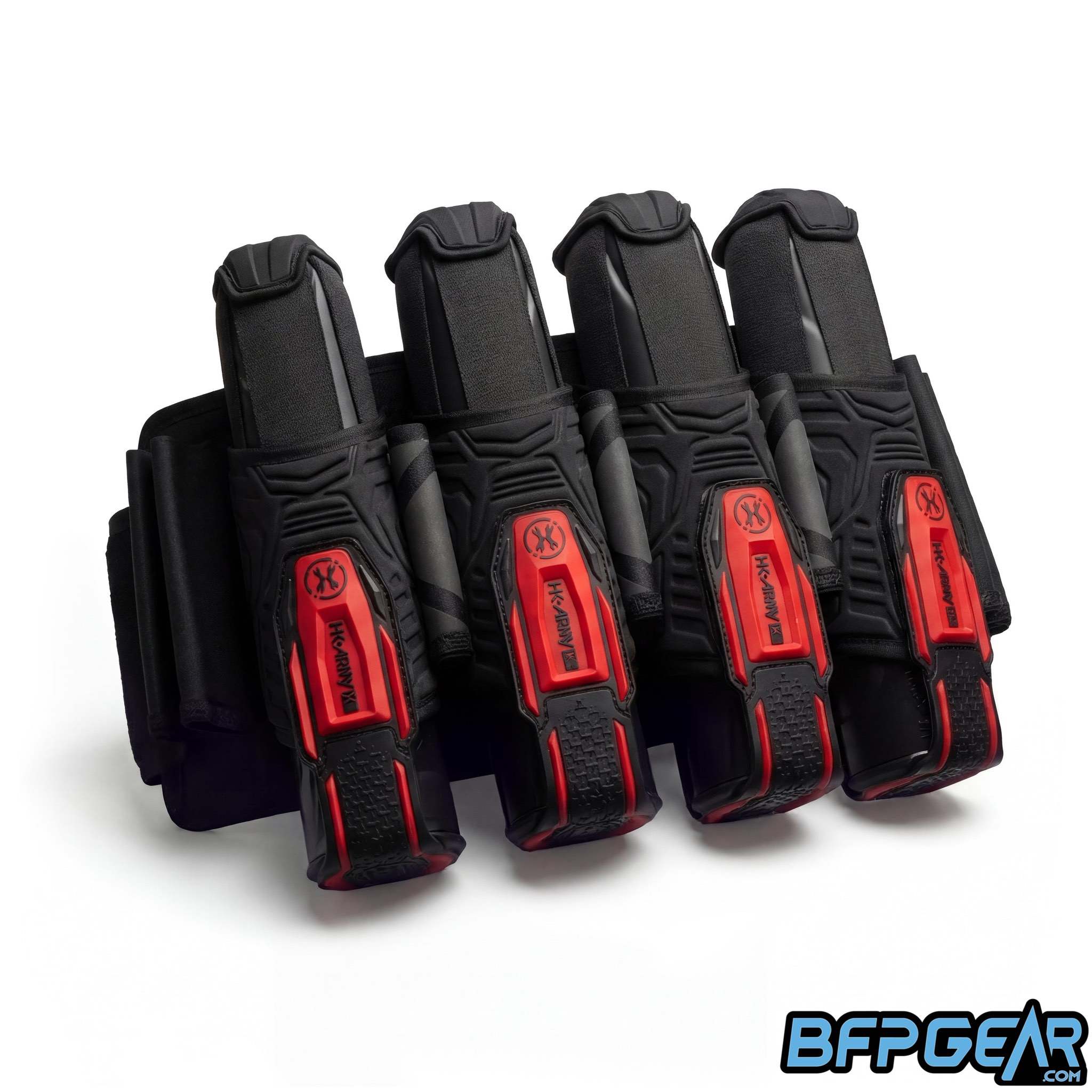 HK Army Eject-X Harness paintball pod pack with stealth eject system and elastic pod holders for fast reloads and secure fit
