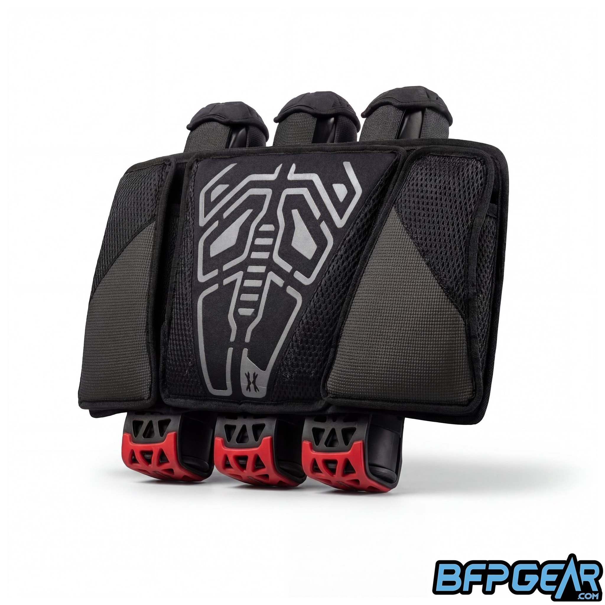 HK Army Eject-X Harness paintball pod pack with stealth eject system and elastic pod holders for fast reloads and secure fit