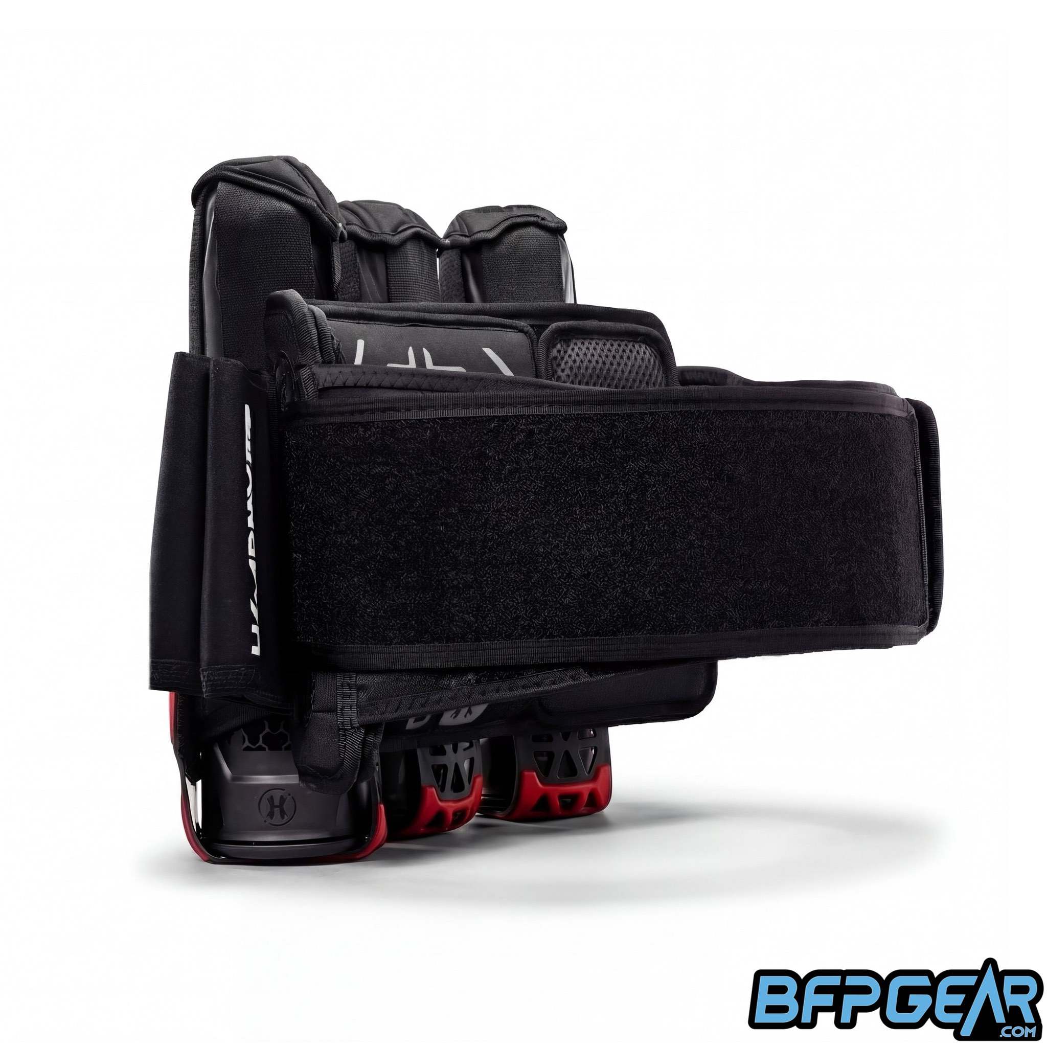 HK Army Eject-X Harness paintball pod pack with stealth eject system and elastic pod holders for fast reloads and secure fit