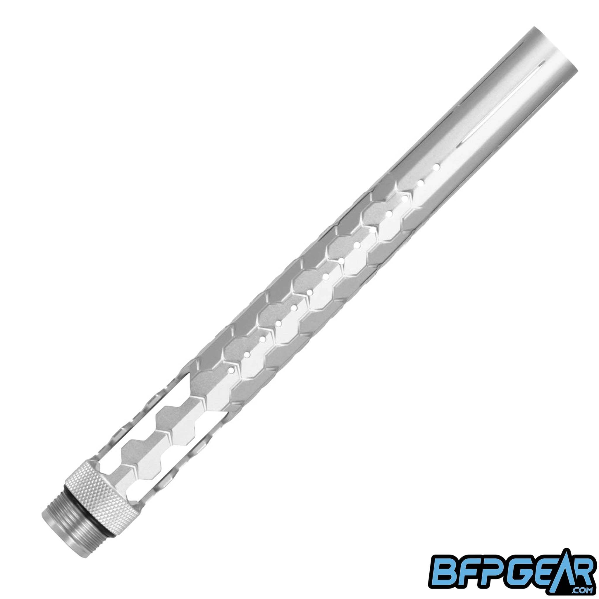 The HK Army Hex Barrel tip in silver.