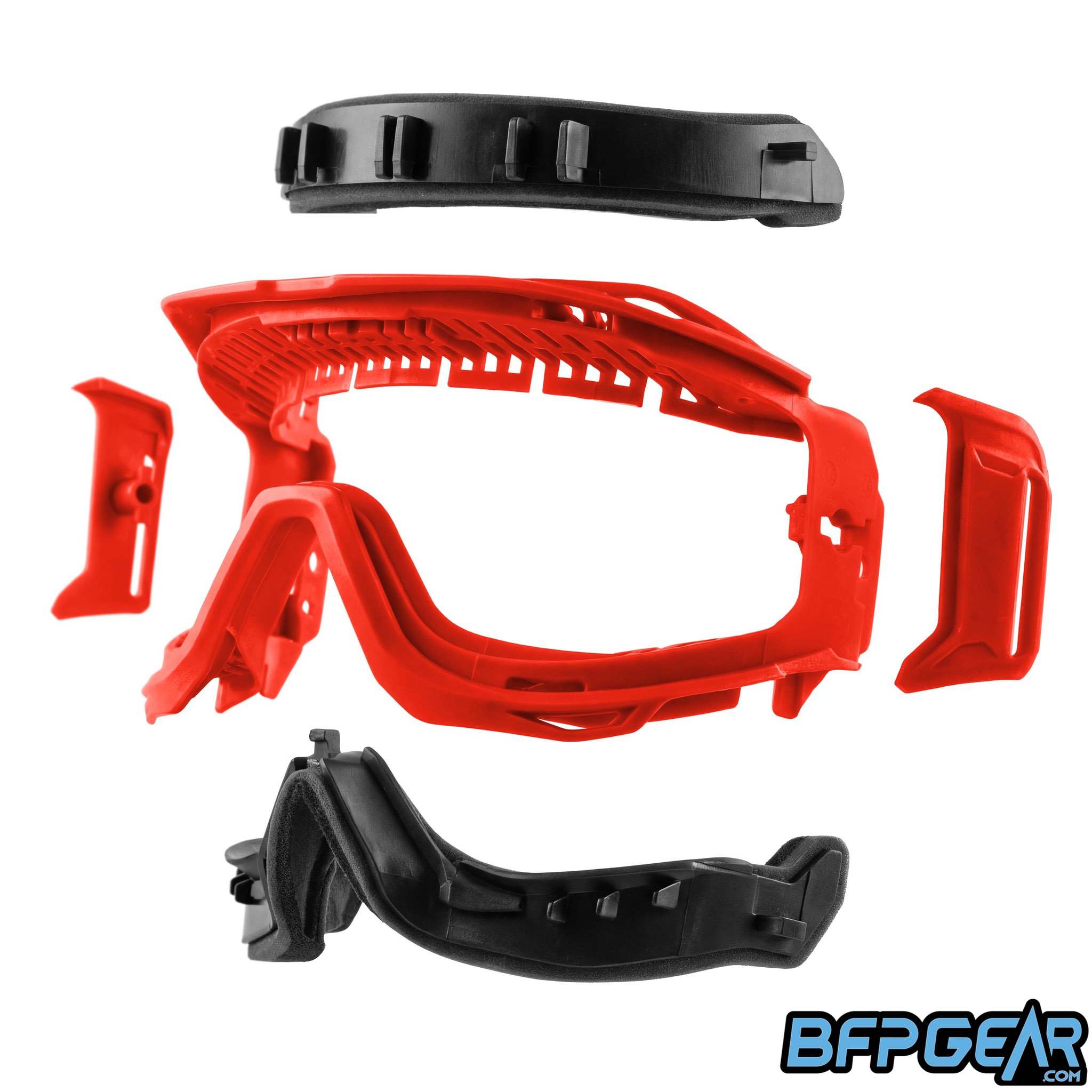 All of the components that come with the RMX Frame Kit.