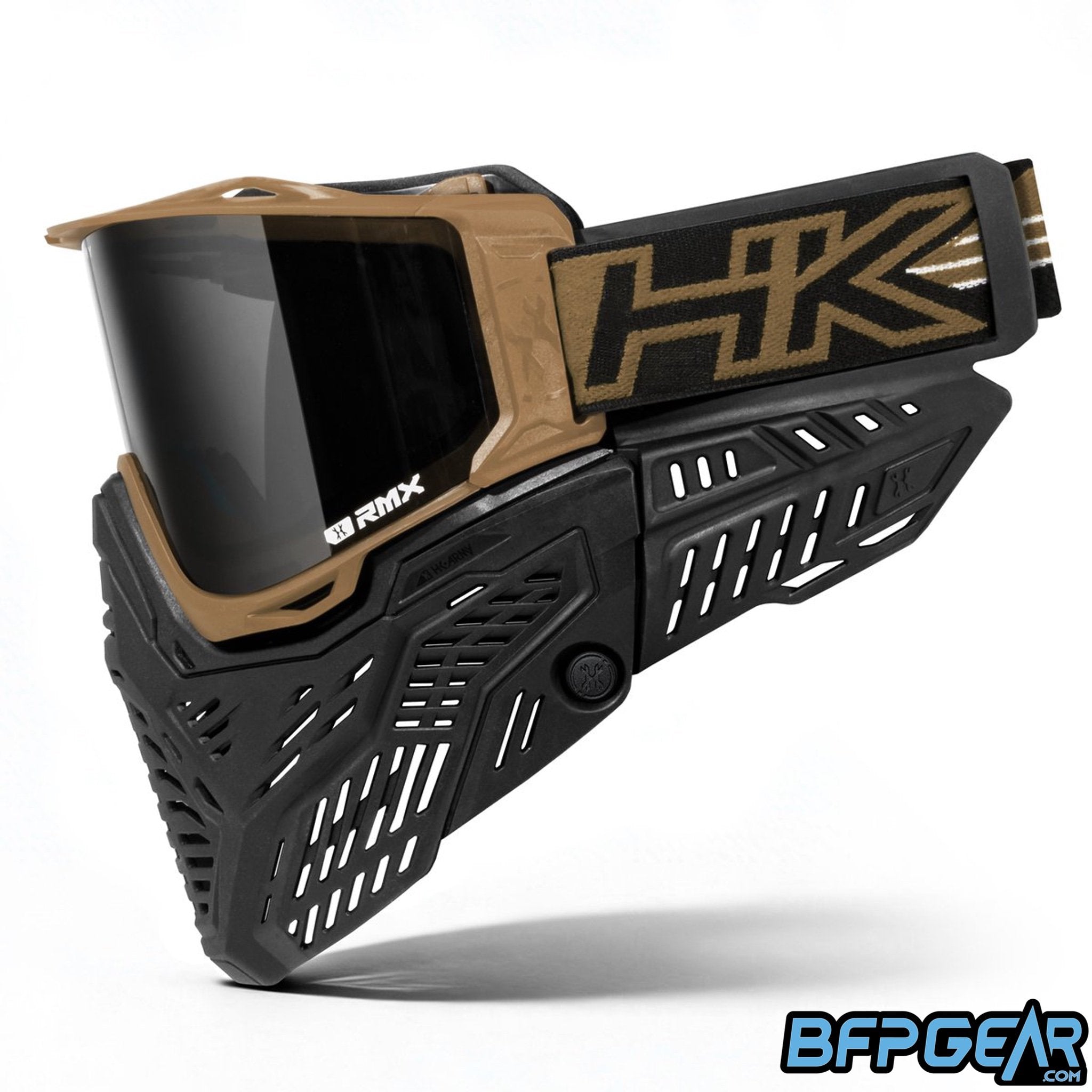 The HK Army RMX Goggle system in tan.