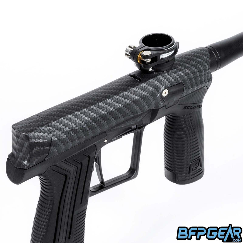 A glamour angle of the HK Army Etha 3 Carbon Fiber marker.