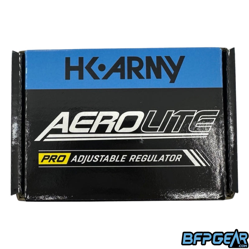 The box that the AeroLite2 Pro Regulator comes in.