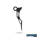 Side view of the HK Army Death Blade trigger in the Reaper style. This looks like a traditional deuce style trigger.