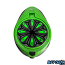 Top down view showing the HK Army speedfeed installed on the Dye LTR.