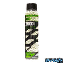 Hostile Airsoft Green Tracer BBs with seamless polished finish, glowing green tracer effect, and precision spherical design for night airsoft gameplay.