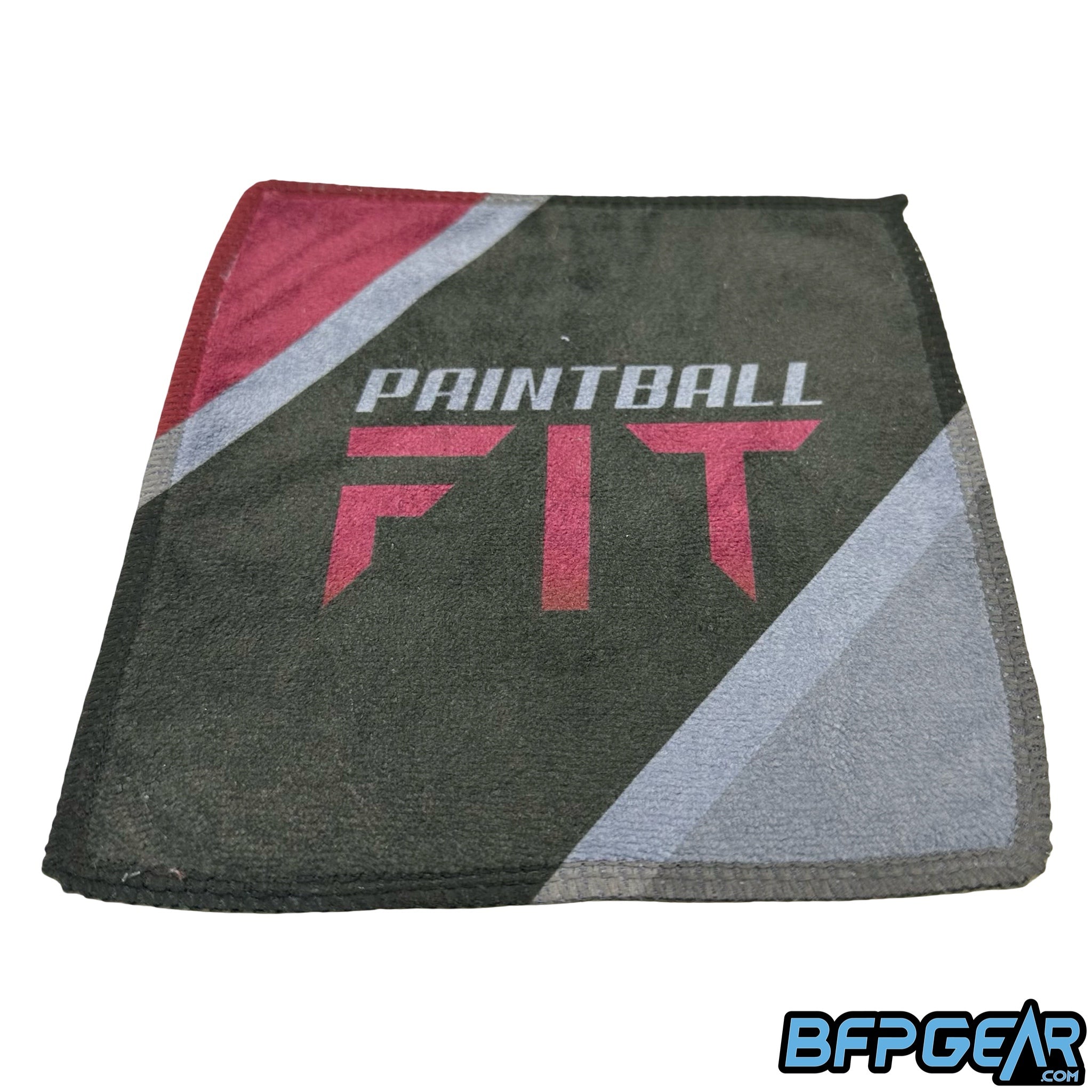Pocket-sized Hydra microfiber cloth for paintball players. This microfiber is in the Black Fit style.