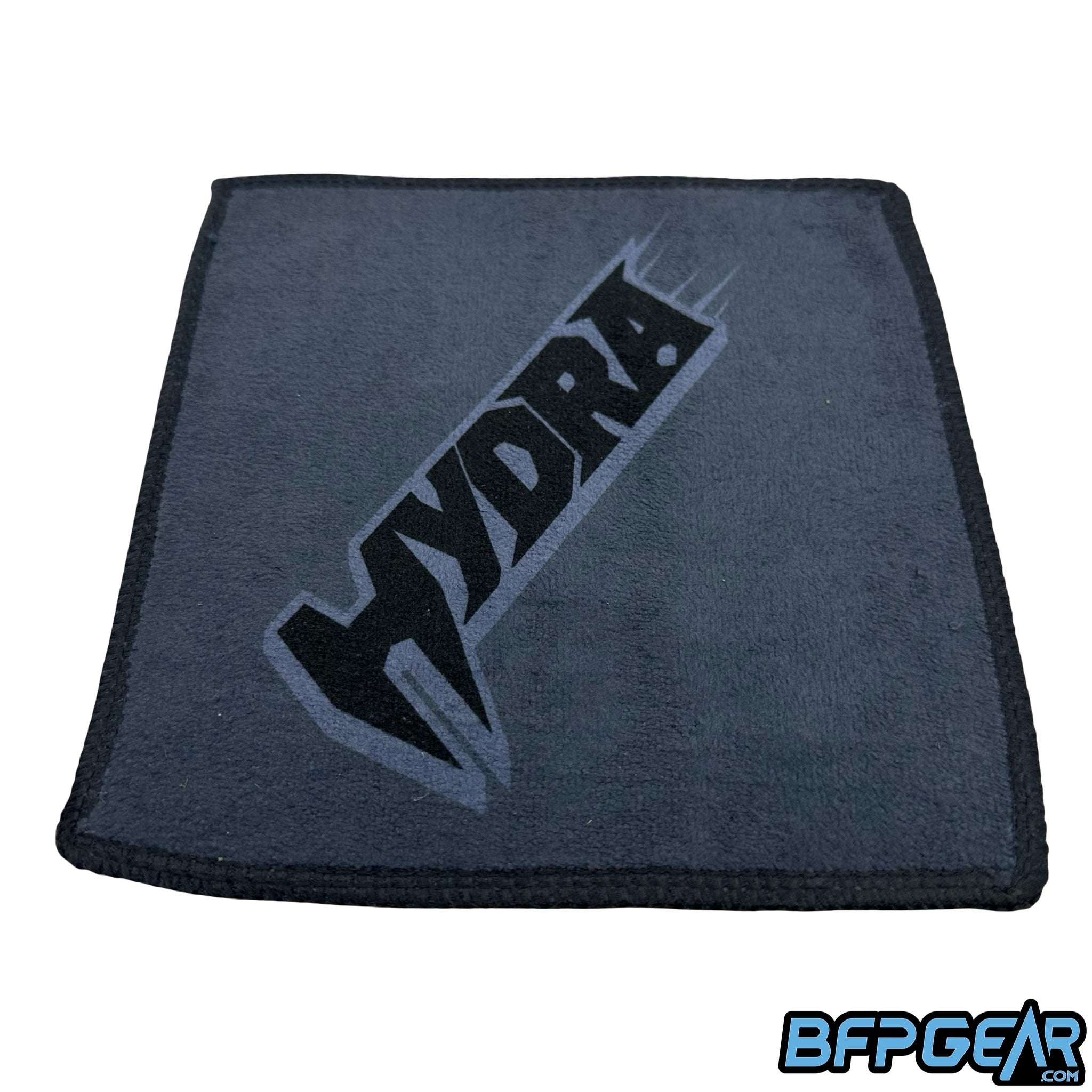 Pocket-sized Hydra microfiber cloth for paintball players. This microfiber is in the Hydra Jazz style.