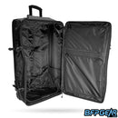 The interior of the 102L Roller gearbag. with multiple pockets and 102L of space, you can pack up for any event, anywhere, at any time.