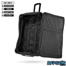 The interior of the 120L Roller gearbag. with multiple pockets and 120L of space, you can pack up for any event, anywhere, at any time.