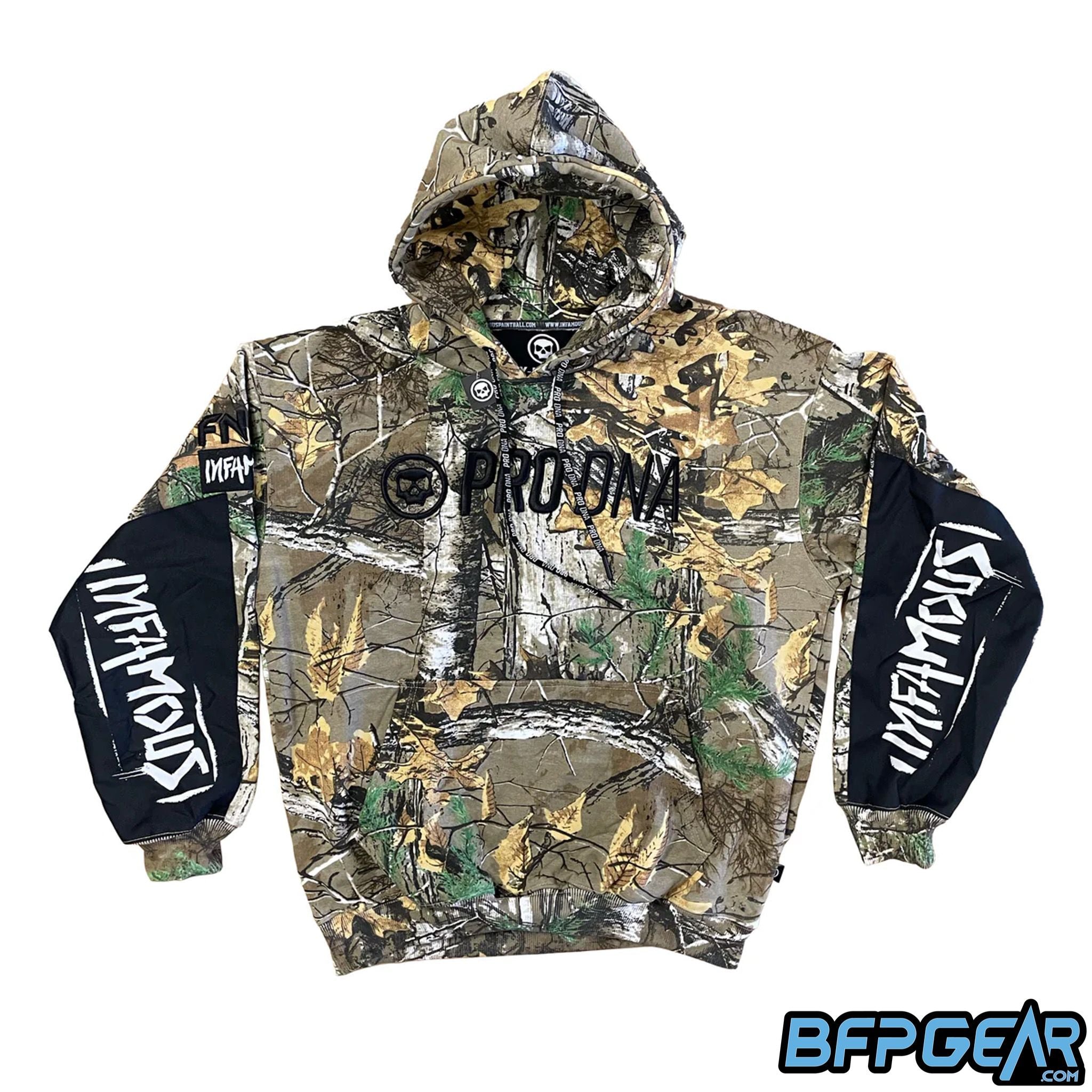 The Infamous Heavyweight Playing Hoodie in the Deadwood pattern.