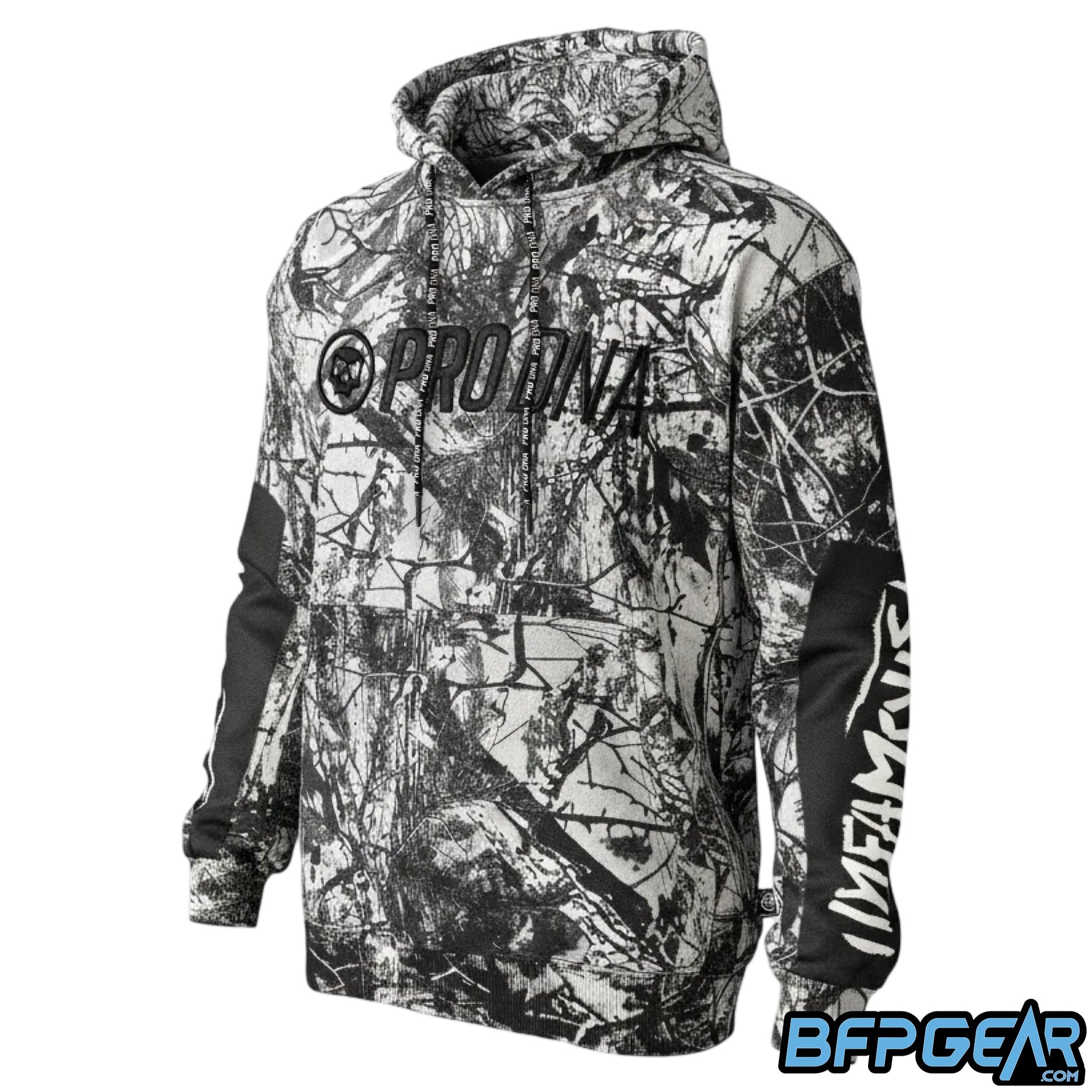 The Infamous Heavyweight Playing Hoodie in the Shadow Wood pattern.