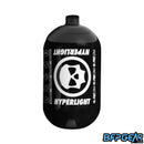 The Infamous Hyperlight bottle in 68ci, black and white color way.