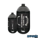 The Infamous Hyperlight 80ci bottle in the limited edition Jonah Jamroz edition. Pictured on it is the most intimidating message known, saying 'No One is Coming to Save You." This is a reference to Jonah bunkering you. A lot.