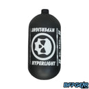 The Infamous Hyperlight 80ci Frozen Matte bottle in black and white.