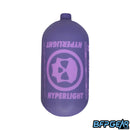The Infamous Hyperlight 80ci Frozen Matte bottle in purple.