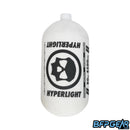 The Infamous Hyperlight 80ci Frozen Matte bottle in white and black.