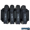 The Infamous Pro DNA Lockdown harness in black. This is the first pod pack Infamous has made that has straps to hold the pods in place!