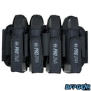 The Infamous Pro DNA Lockdown harness in black. This is the first pod pack Infamous has made that has straps to hold the pods in place!