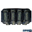 The Infamous Pro DNA Lockdown harness in olive. This is the first pod pack Infamous has made that has straps to hold the pods in place!