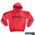 The Infamous Heavyweight Playing Hoodie in the Red color.