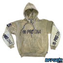 The Infamous Heavyweight Playing Hoodie in the Sage color.