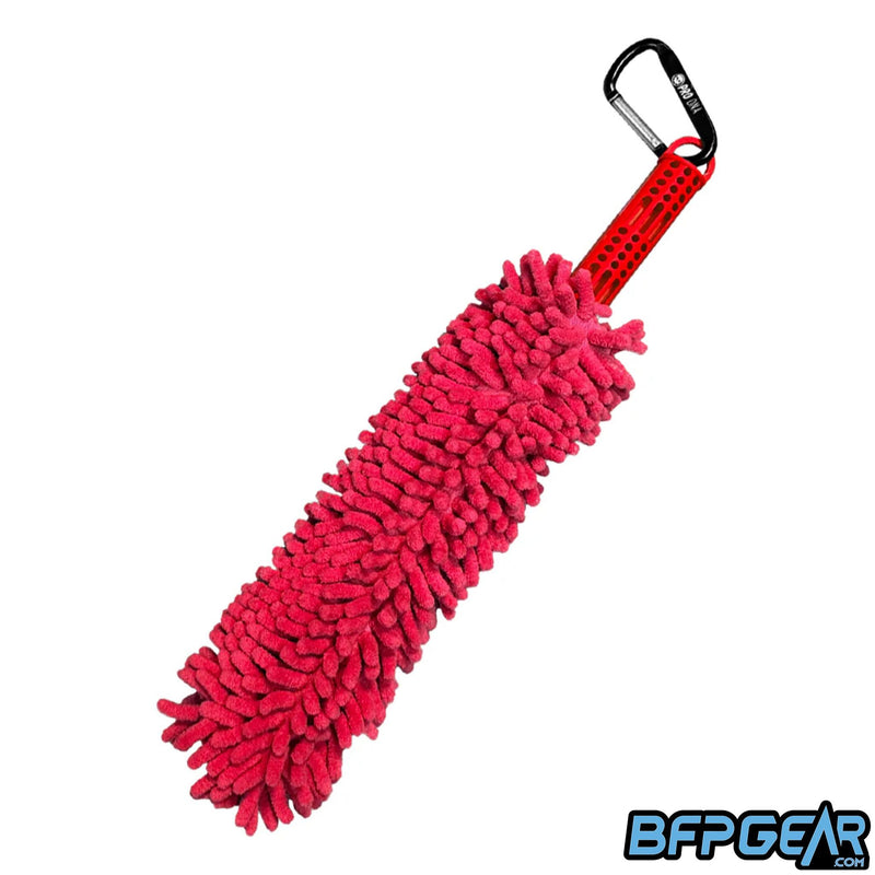 The Infamous PRO DNA Pod swab in red. Each of these pod swabs come with a carabiner.