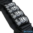 Each of the Reflex Shield harnesses come with a silicone coating that covers the main 4 pod sleeves. This material makes cleaning and wiping the pod pack down really easy.