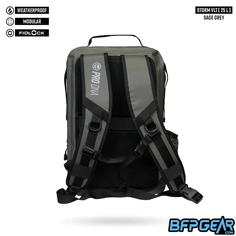 The Infamous Storm VLT straps. Thick backpack straps made of tough and durable material means the Storm VLT isn't going to tear, break or bend in any kind of condition.
