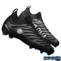 The Infamous Pro DNA Voltrax cleats in black.