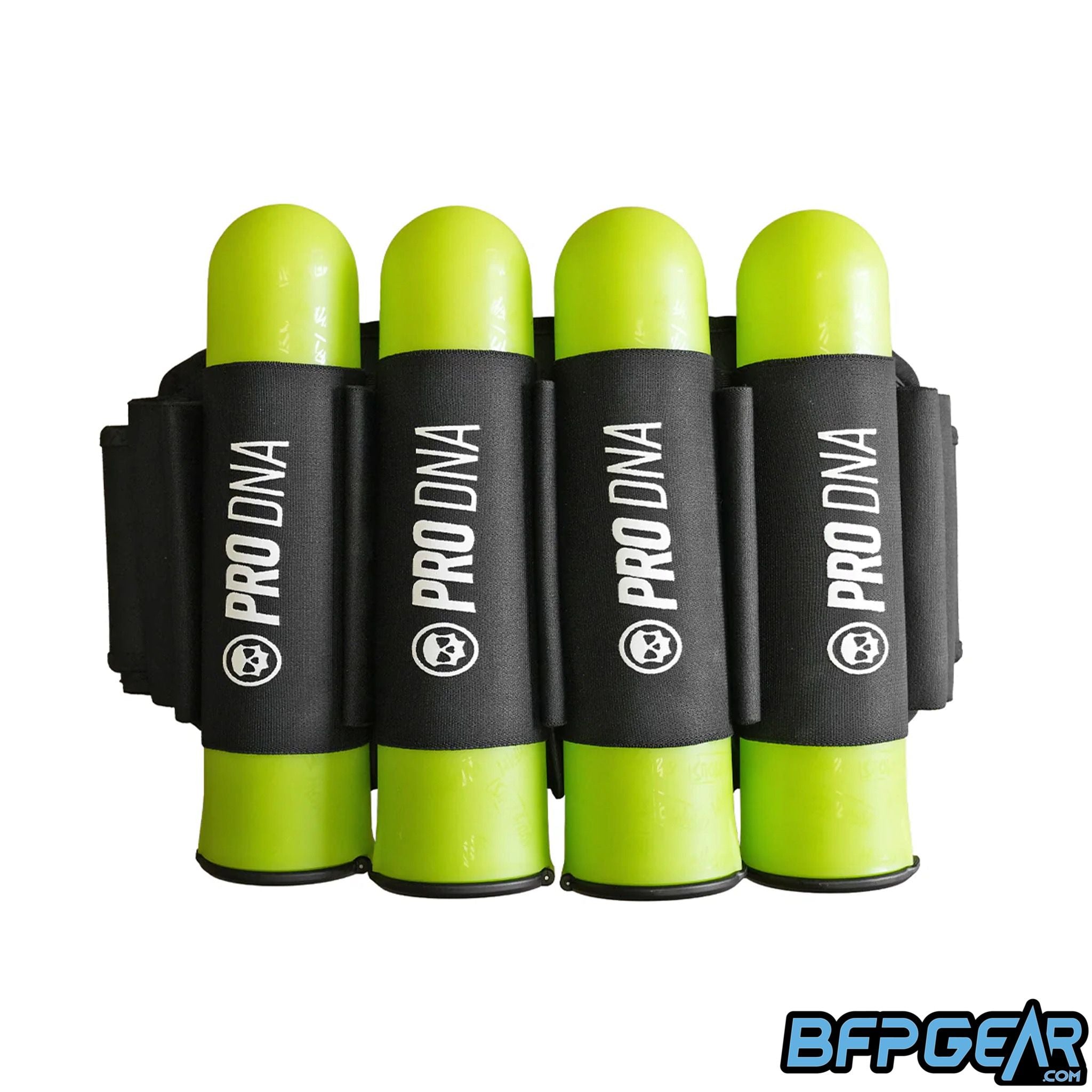 PRO DNA Sprint Pack paintball harness with anti-bounce belt system and expanded pod capacity for tournament play.