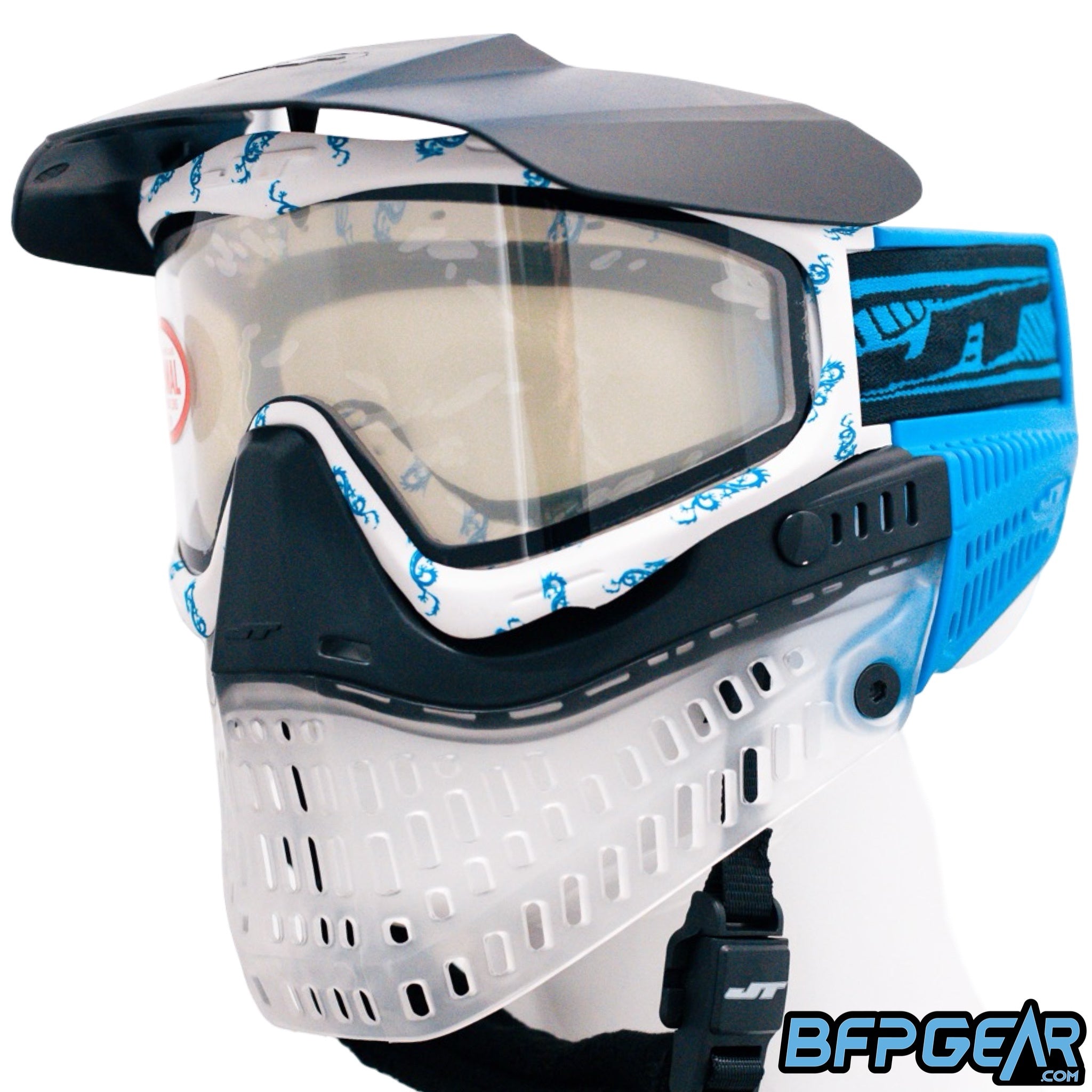 The Jt ProFlex goggle in our custom made Ice Dragon style.