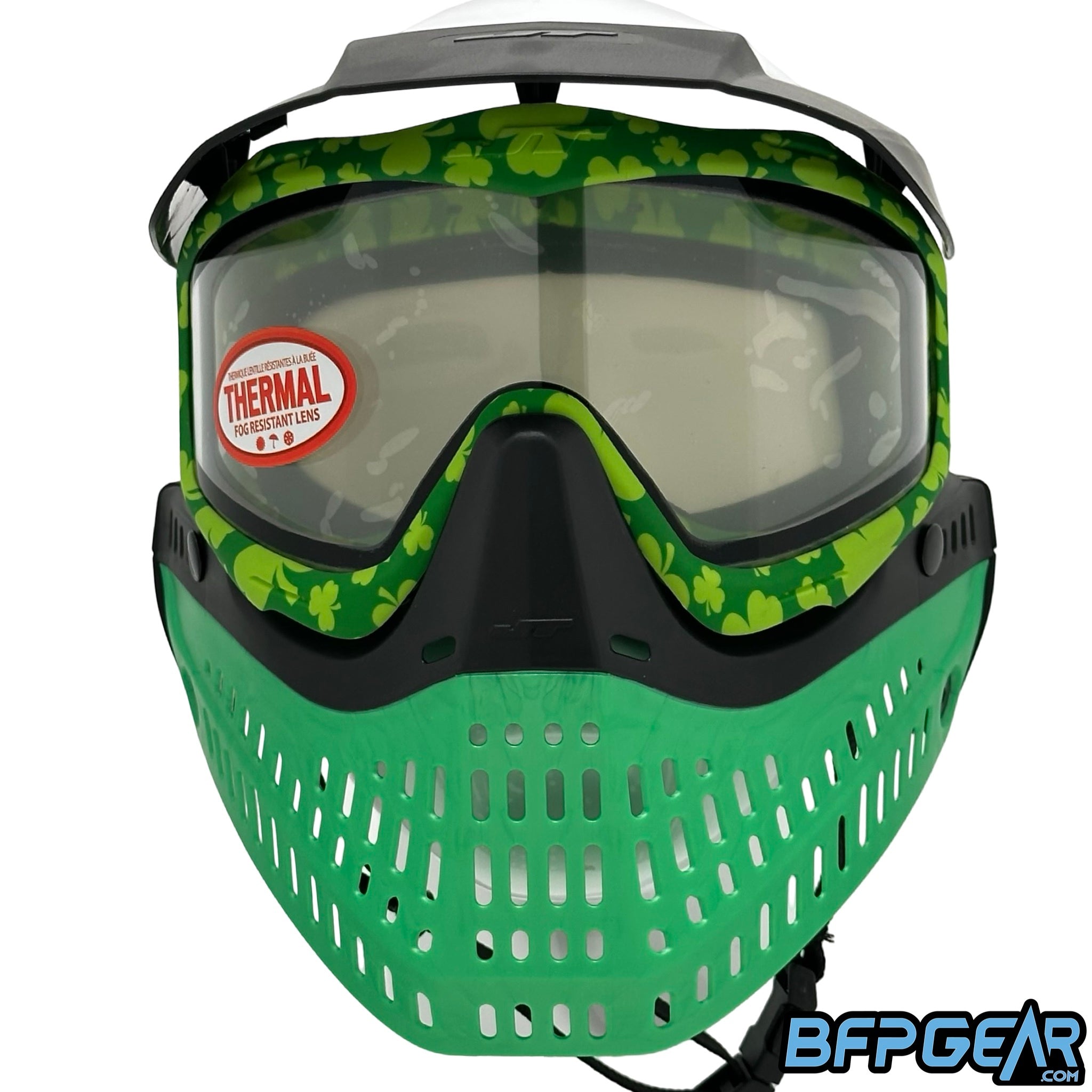 The Jt ProFlex goggle in our custom made Luck of the Irish style.