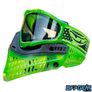 The Limited Edition JT ProFlex goggle in the Lucky 15's Green ICE color way.