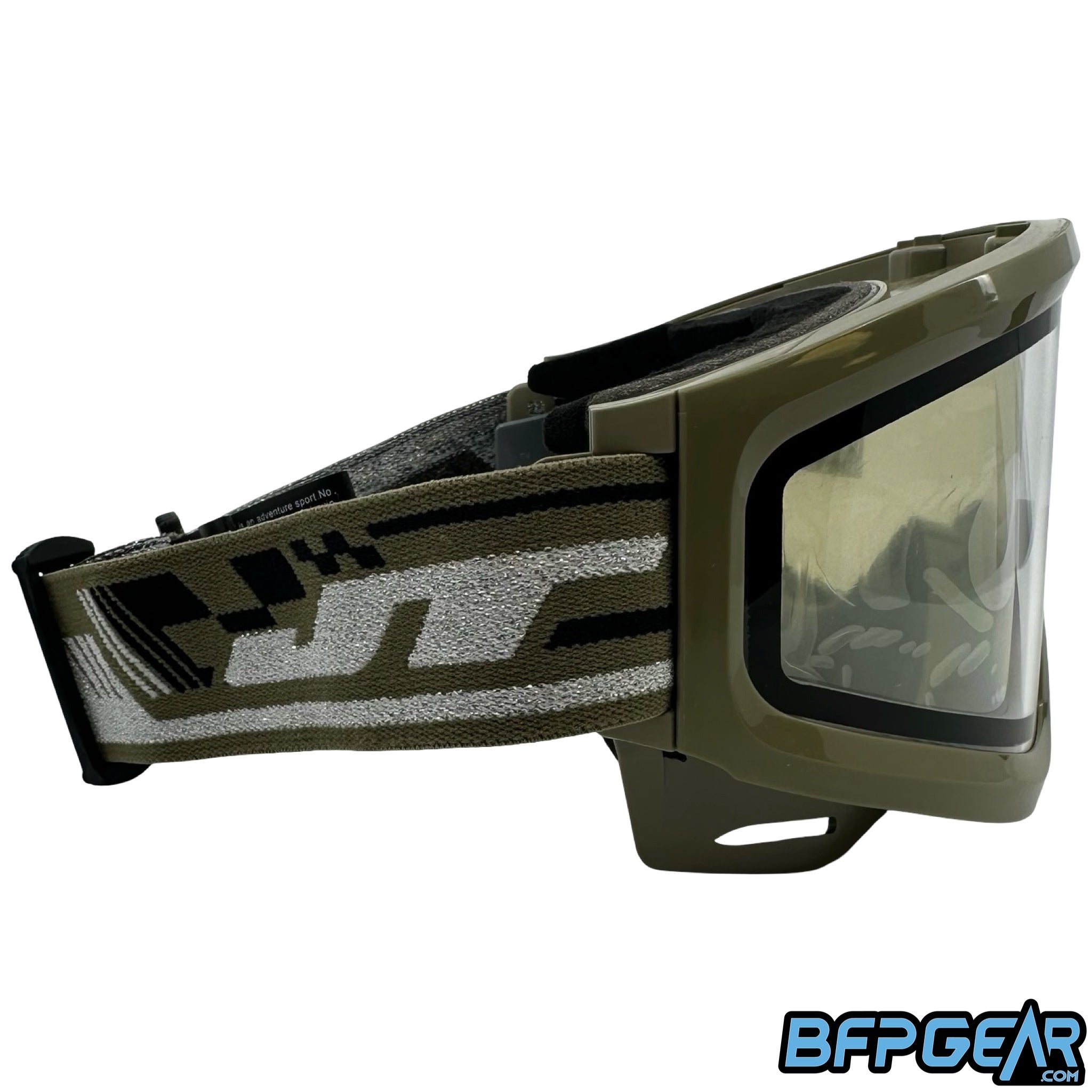 The JT Paintball QLS Frame in olive.