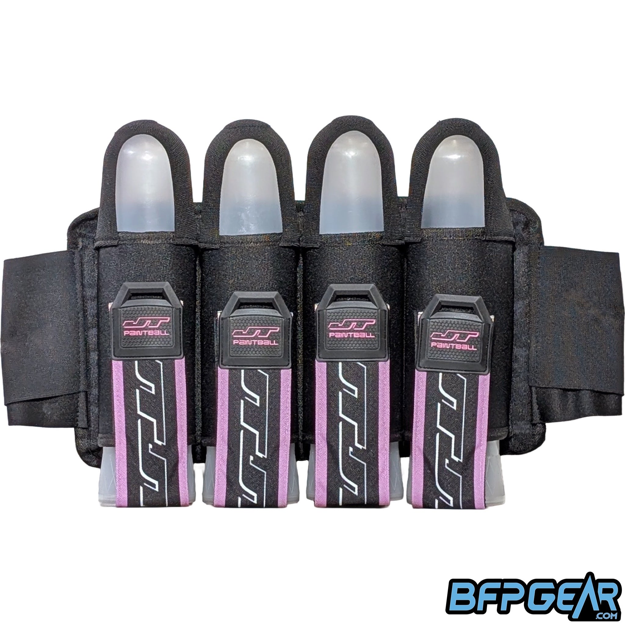 The JT Race Harness in the Alexandrite color way. The Race Harness holds 4 pods total.